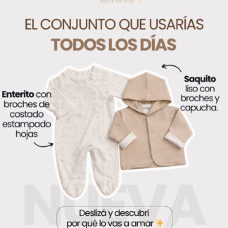 Conjunto enterito + saquito