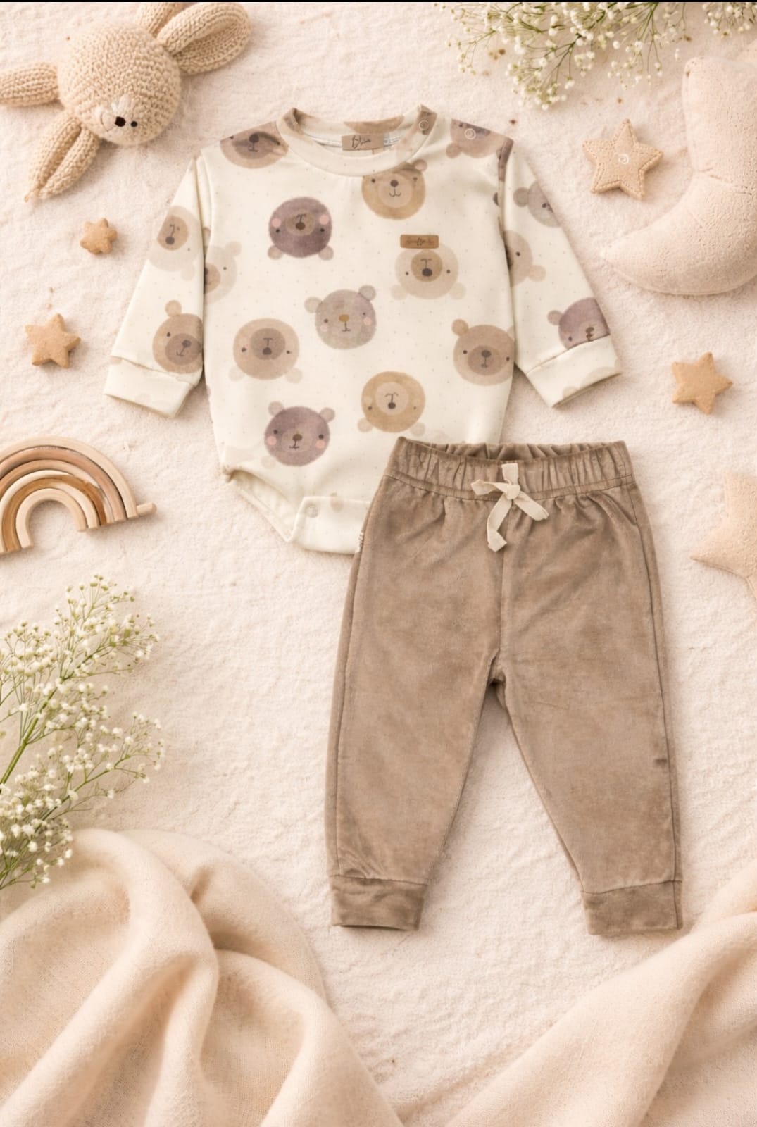 Conjunto plush ositos